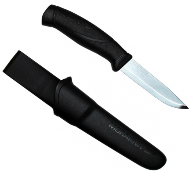 Morakniv - 860 (Stainless) Companion Knife - Black