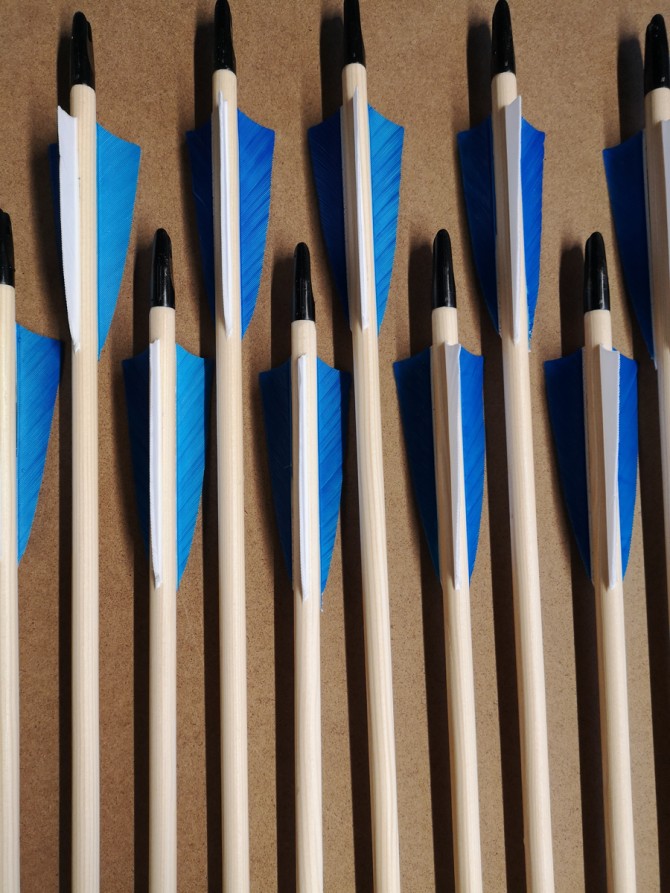 Wood Target Arrows Basic - Custom
